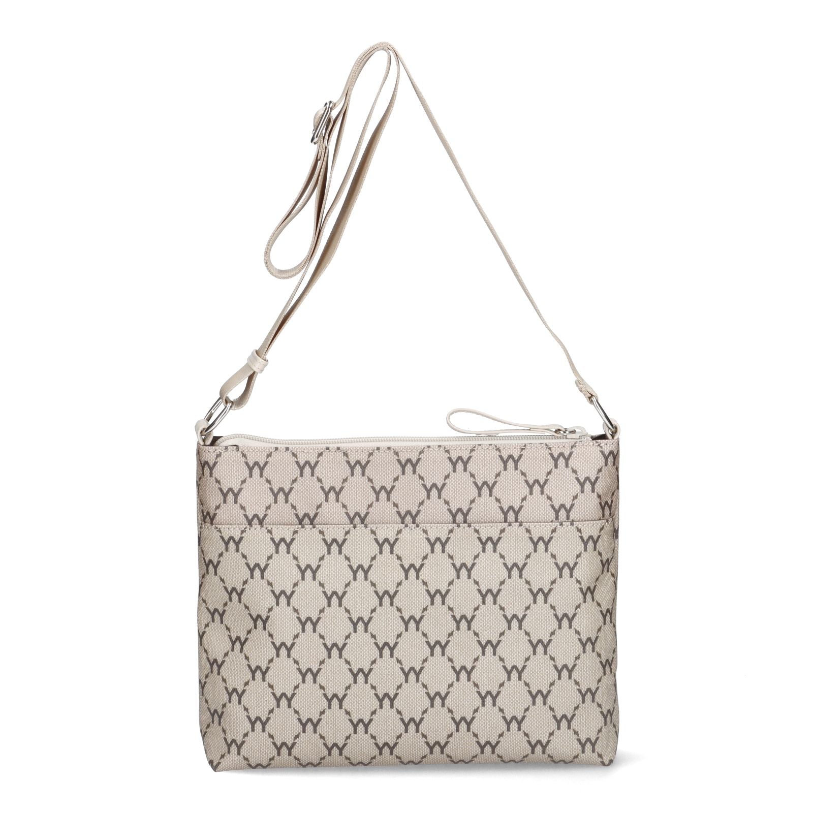 BAGWORKS ベージュ グレー バッグ ショルダー付き LIZDAYS お財布機能付きショルダーバッグ[品番：BCYW0021921