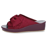 婦人スリッパ28445ボルドー