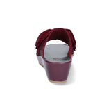 婦人スリッパ28445ボルドー