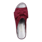 婦人スリッパ28445ボルドー