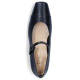 外反母趾対応パンプス7955ブラック