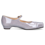 外反母趾対応パンプス7955モーブ