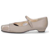 外反母趾対応パンプス7955オーク