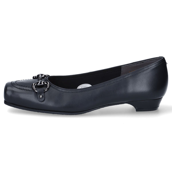 外反母趾対応パンプス7956ブラック