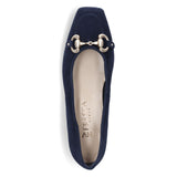 外反母趾対応パンプス7956ネイビー