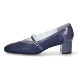 パンプス64811ブルーグレー