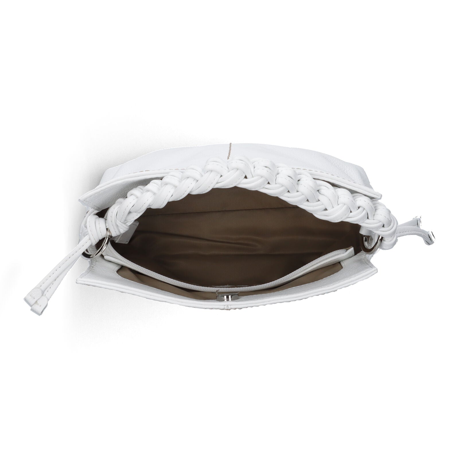 ホワイトレザー ショルダーバッグ Woman ホワイト トッズ Di バッグ フォリオ レザー バッグ