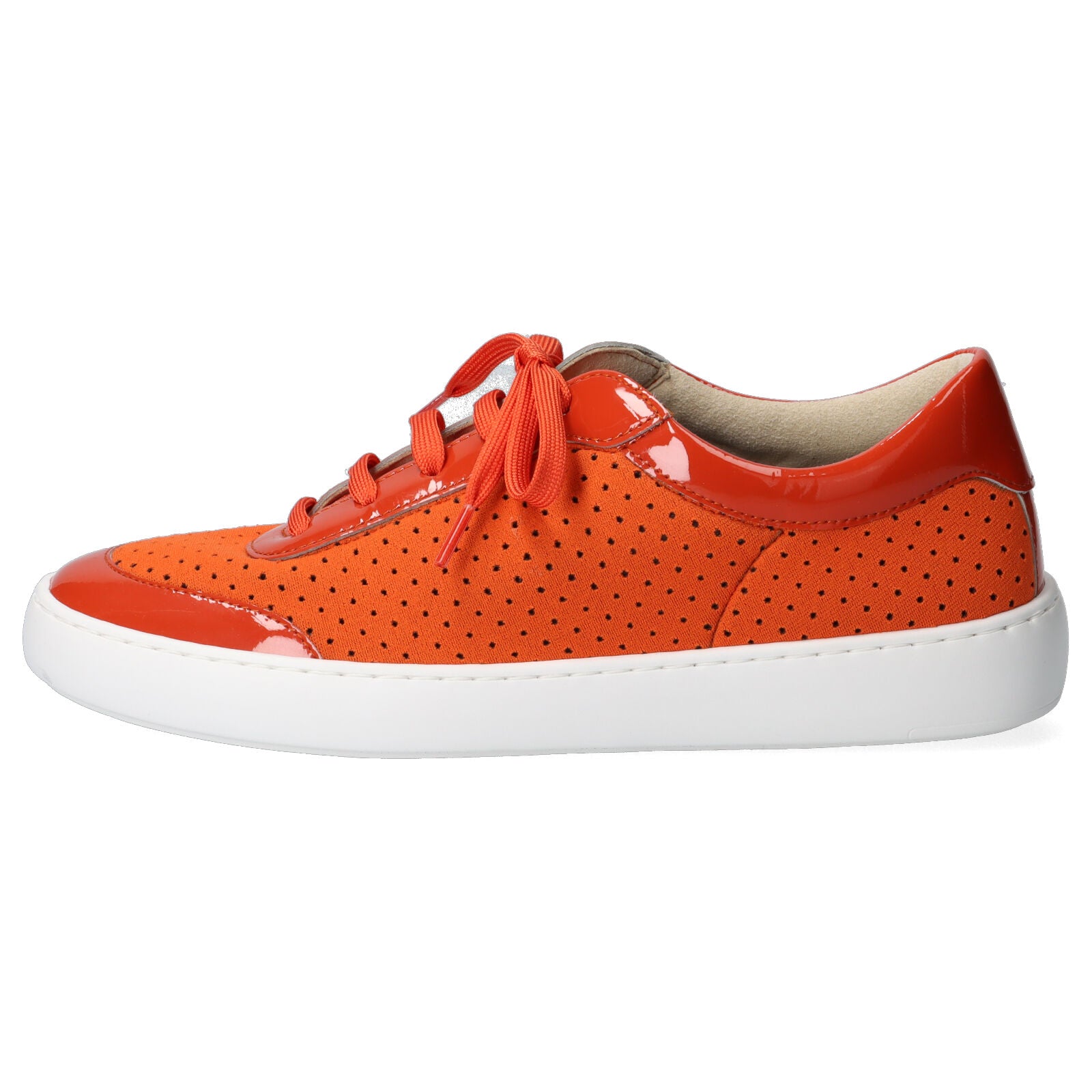 フラメンコ 練習用 シューズ オレンジ 23cm スウェード生地