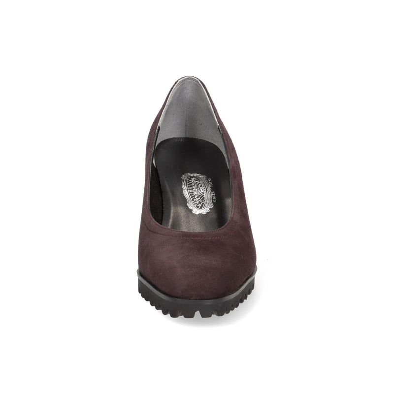 パンプス34646グレーパープル