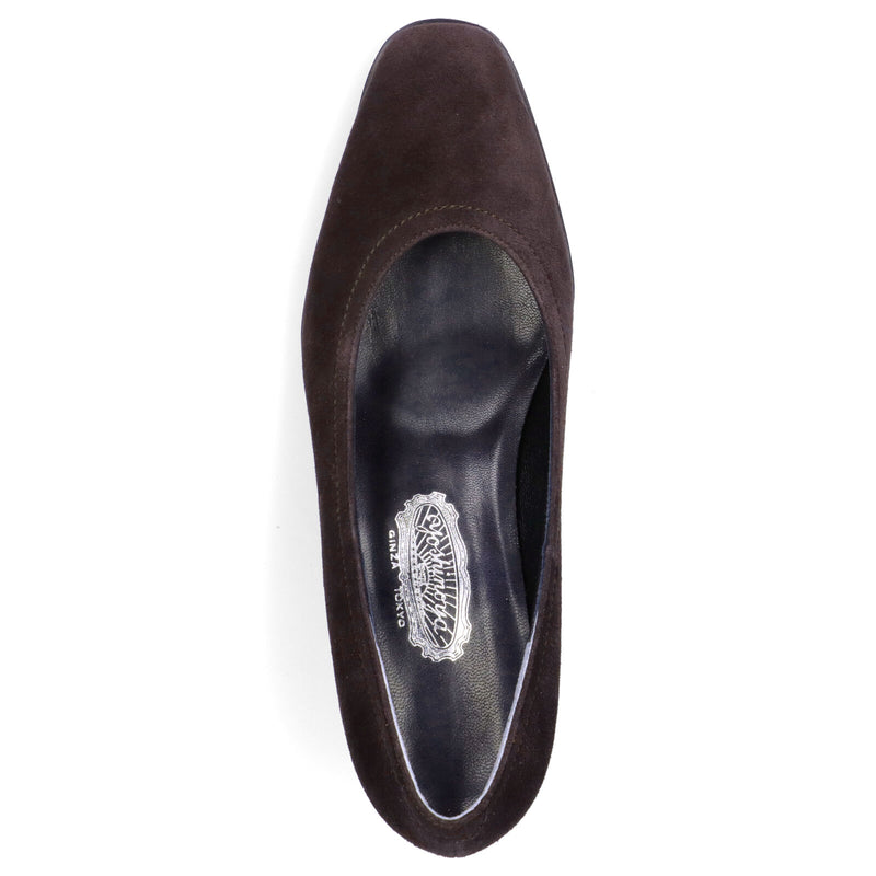 パンプス34646グレーパープル